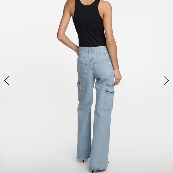 AGOLDE Minka Denim Cargo Jeans pants  Size 28 - Picture 4 of 16